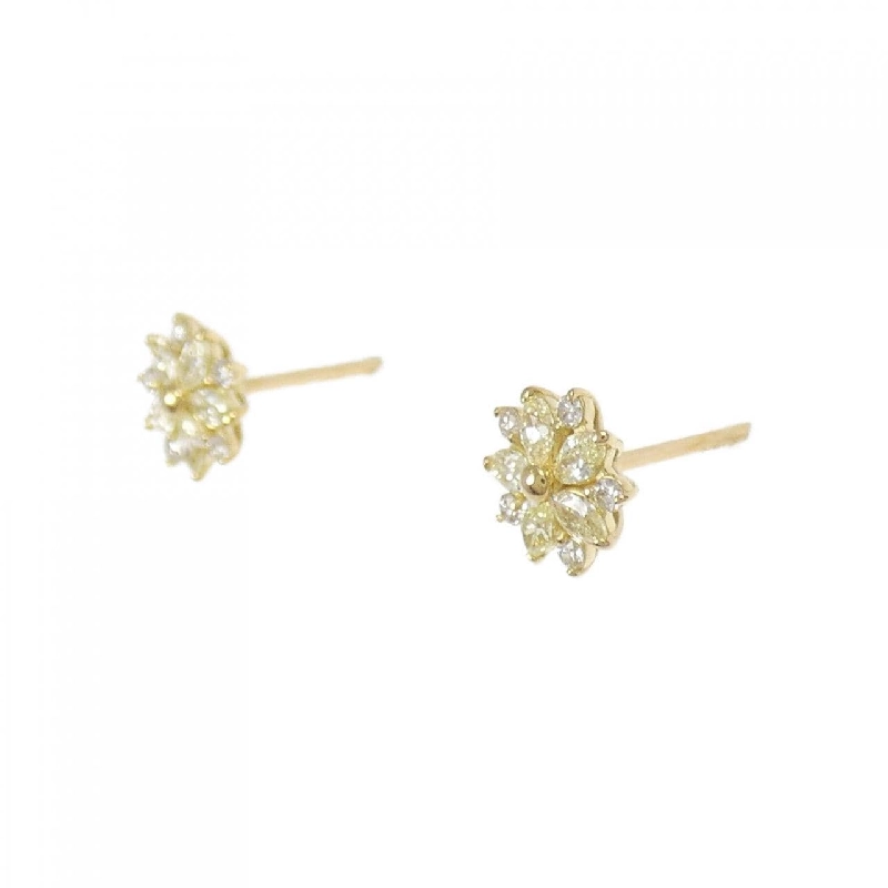 K18YG Bông tai kim cương 0.30CT - Hàng hiệu Chính hãng 876479