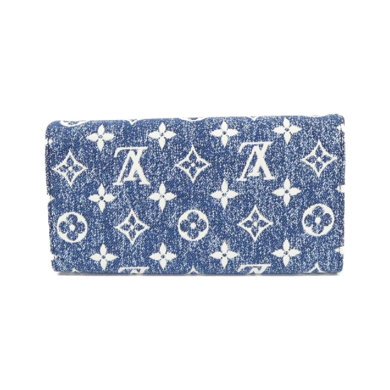 Ví Louis Vuitton Monogram Jacquard Denim Portefeuille Sara M81183 - Hàng hiệu Authentic 771498