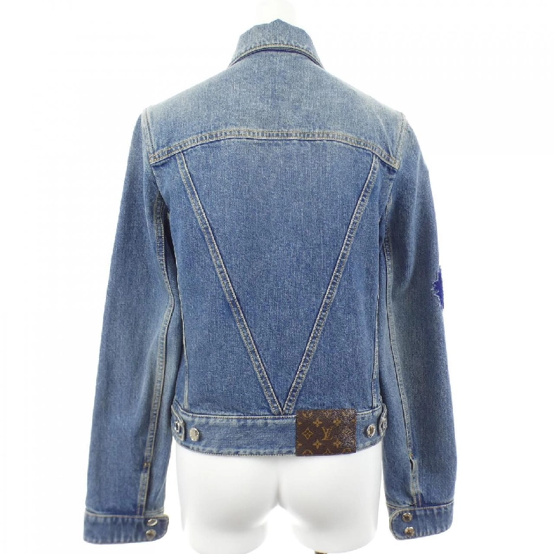 Louis Vuitton FOJA53GM1 Áo khoác denim Yayoi Kusama - Hàng hiệu Chính hãng 814584