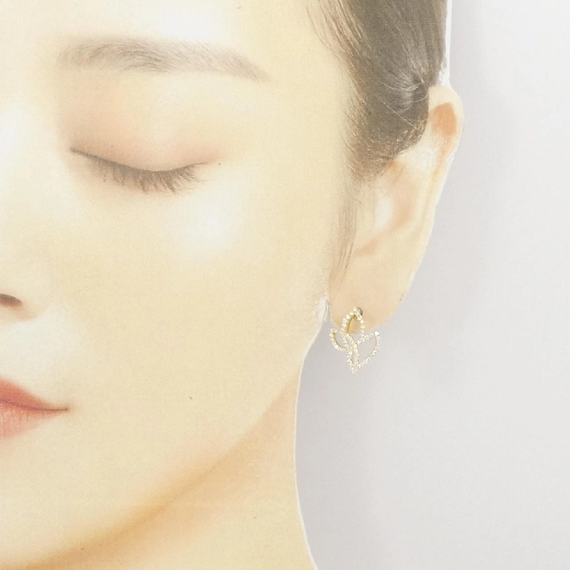 K18YG Bông tai kim cương 0.70CT - Hàng hiệu Chính hãng 870388