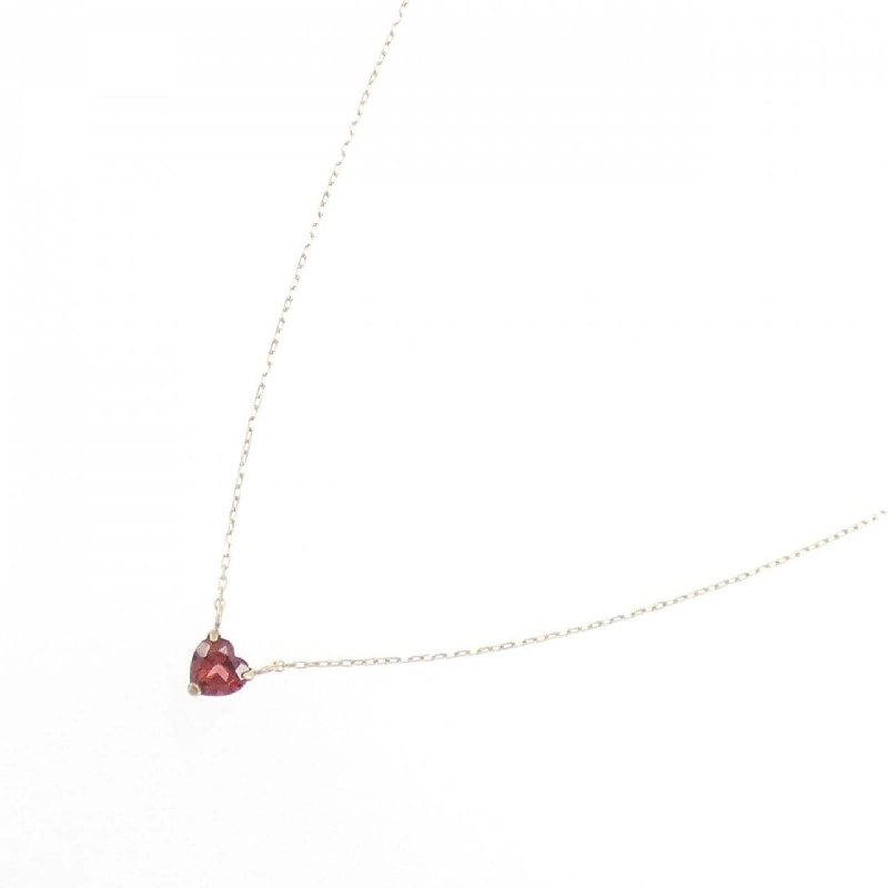 K10YG Dây chuyền Garnet hình trái tim - Hàng hiệu Chính hãng 858569