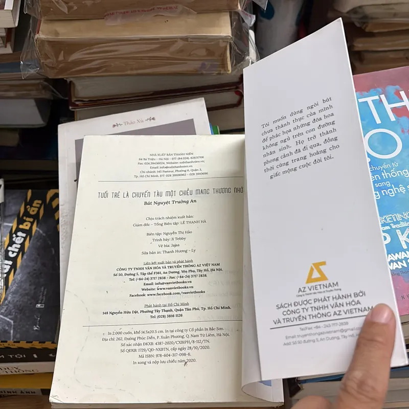 II Văn Học: Tuổi Trẻ Là Chuyến Tàu Một Chiều Mang Thương Nhớ - Bát Nguyệt Trường An - 2020 695742