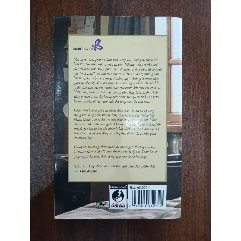 Giáo sư và công thức toán (The Housekeeper and the Professor)<br>Yoko Ogawa 539480