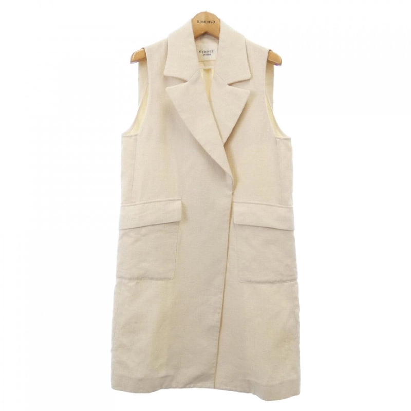 【Mã giảm giá】VERMEIL par iena Áo gile dài 636901