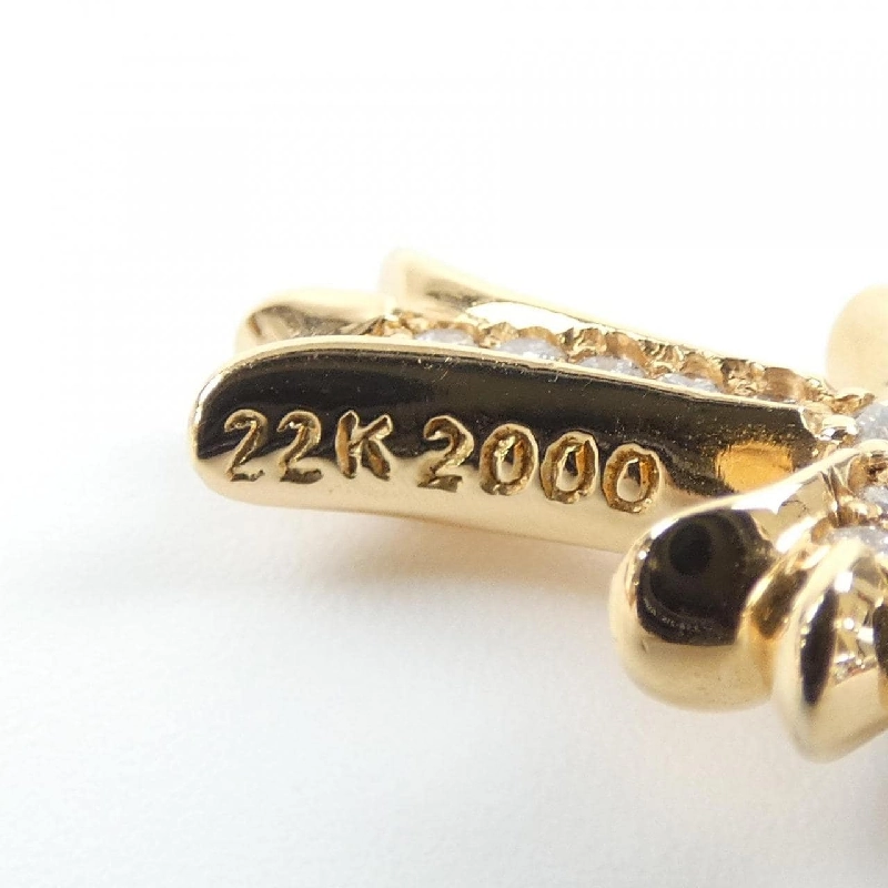 クロムハーツ CHROME HEARTS TINY CH CROSS F PAVE DMND タイニーファットクロス 202033746GLDXXX011 Pendant - Hàng hiệu Authentic 901505