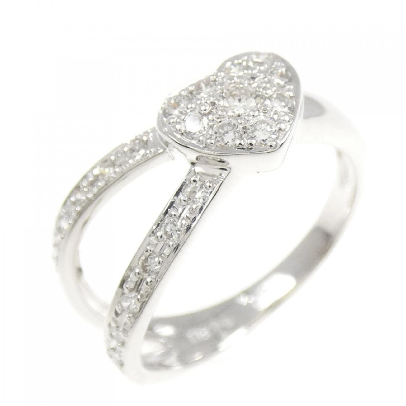 Nhẫn kim cương hình trái tim K18WG 0.2CT - Hàng hiệu chính hãng 851217