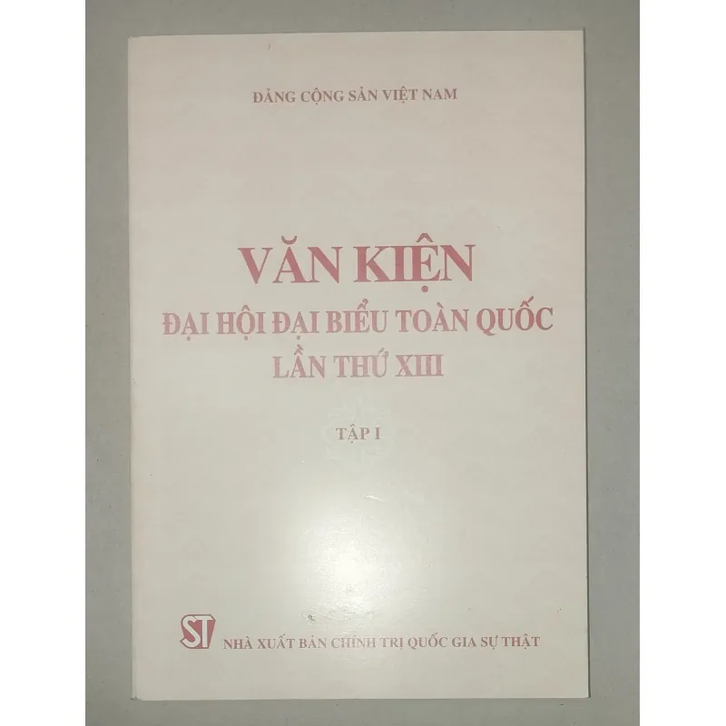 Bộ 2 cuốn Văn kiện Đại hội đại biểu toàn quốc lần thứ 13 992263