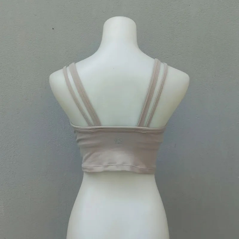 Áo bra tập thể dục tập Gym màu xám 932376