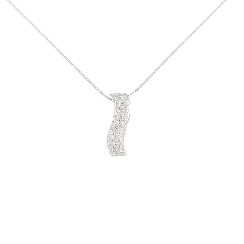 K14WG/K10WG Dây chuyền kim cương 0.20CT - Hàng hiệu Chính hãng 860476