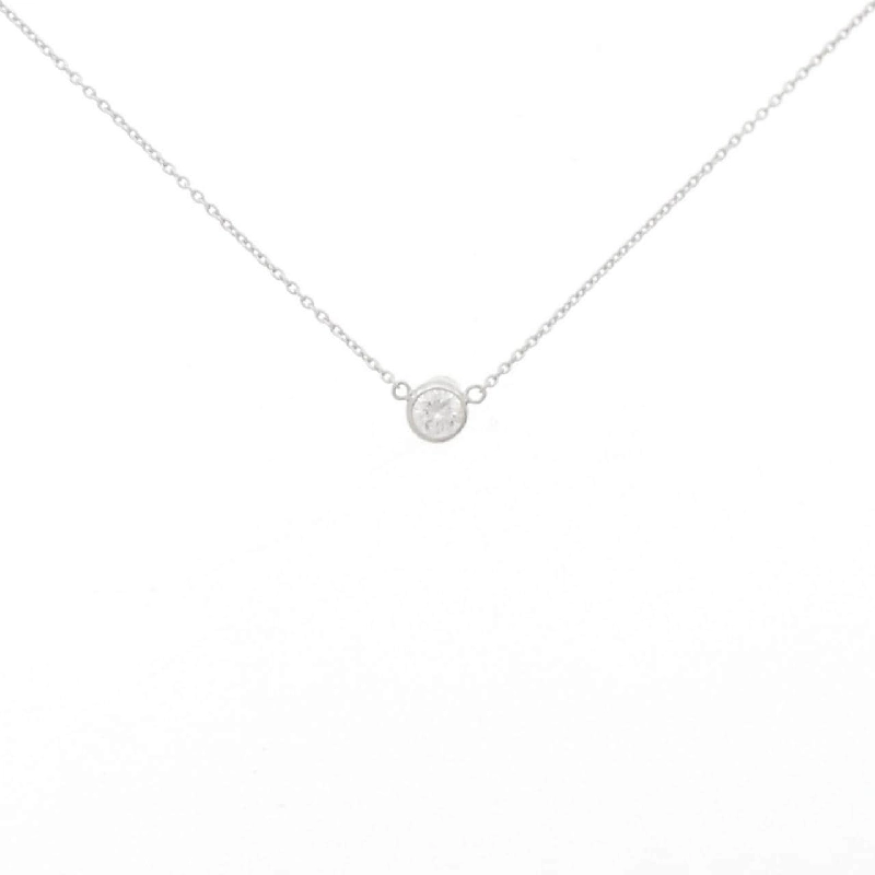 K18WG Solitaire Dây chuyền kim cương 0.205CT - Hàng hiệu Chính hãng 862203