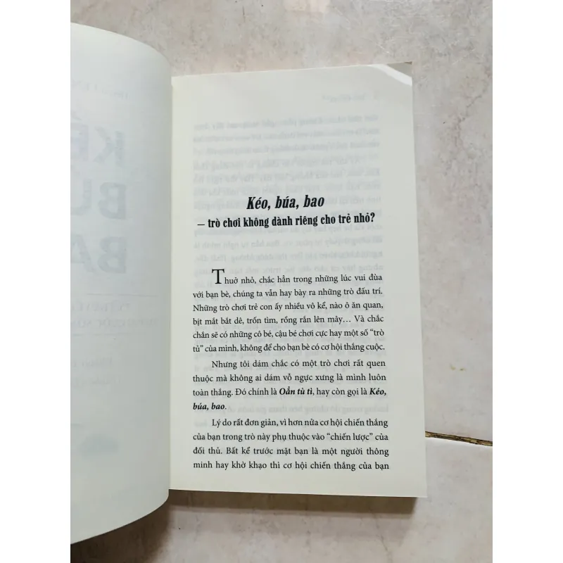 Kéo búa bao - Lý thuyết trò chơi 800486