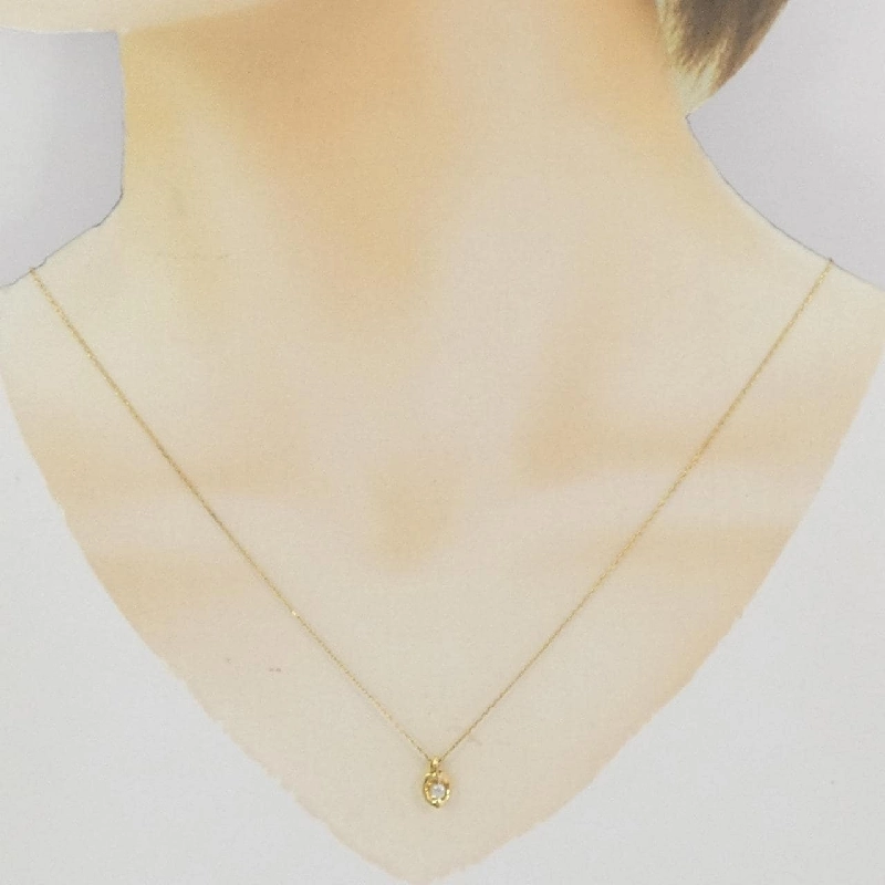 K18YG Dây chuyền kim cương 0.109CT - Hàng hiệu Chính hãng 860934