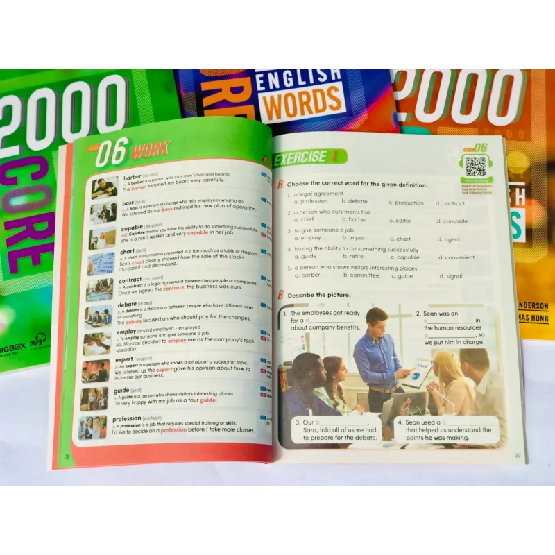 Bộ sách 2000 core English words (4 cuốn) 732956