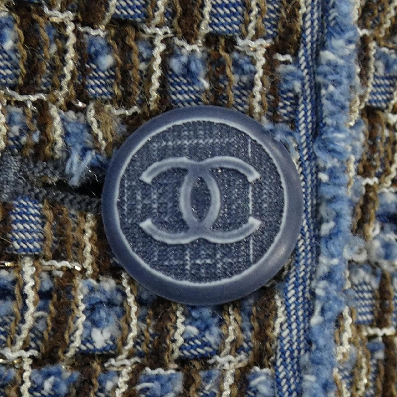 【Mã giảm giá】【Cổ điển】Áo khoác không cổ Chanel CHANEL 636861