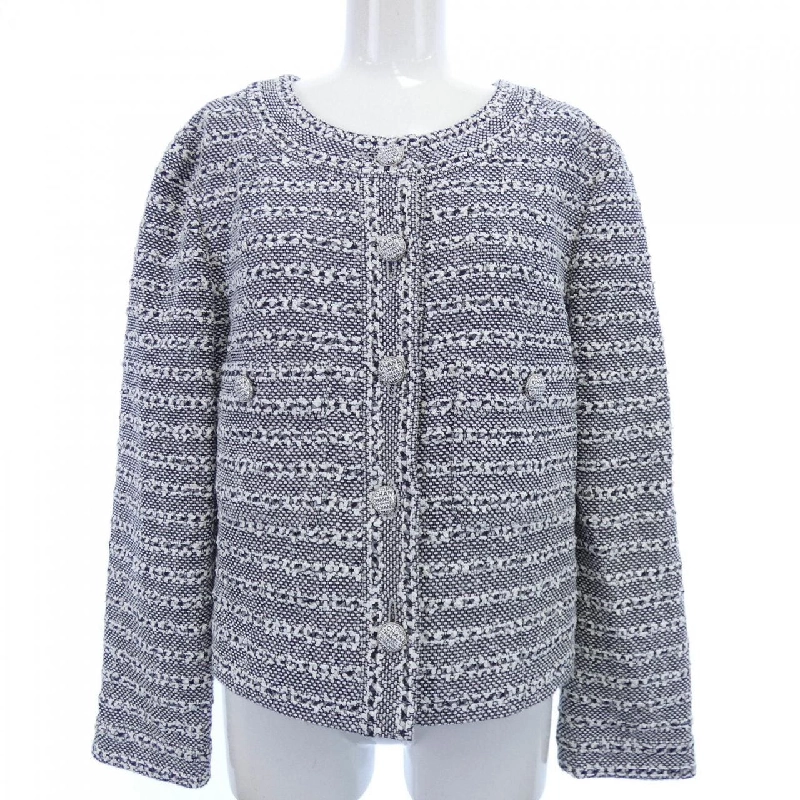 Jacket không cổ CHANEL LOOK2 P76661V68559 630181