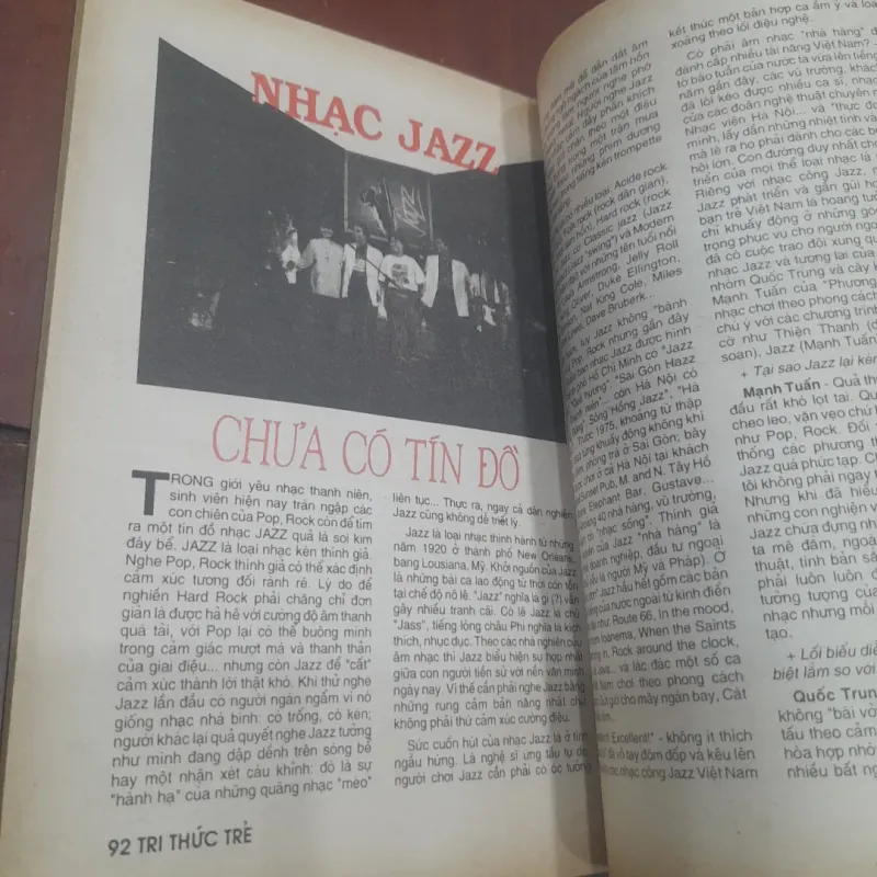 TRI THỨC TRẺ số 16 tháng 10-1996 747518