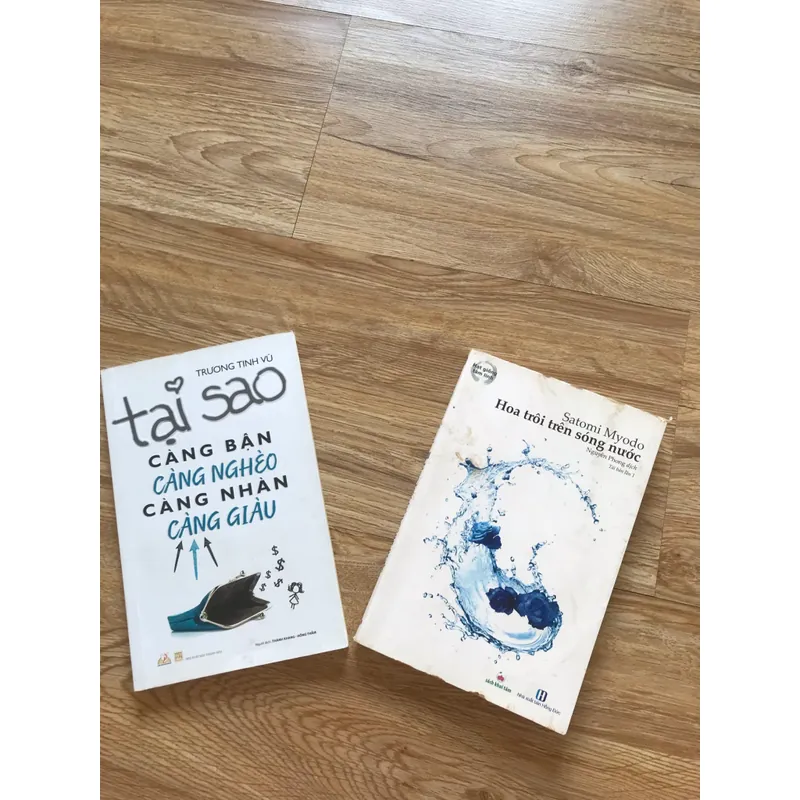 Combo 2 quyển Hoa trôi trên sóng nước & Tại sao càng bận càng nghèo càng nhàn càng gìau 593787