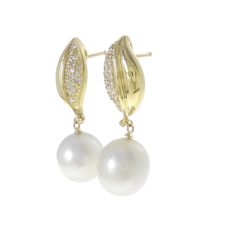 K18YG Bạch Ngọc Trai Bông Tai 11.3mm - Hàng hiệu Chính Hãng 865183