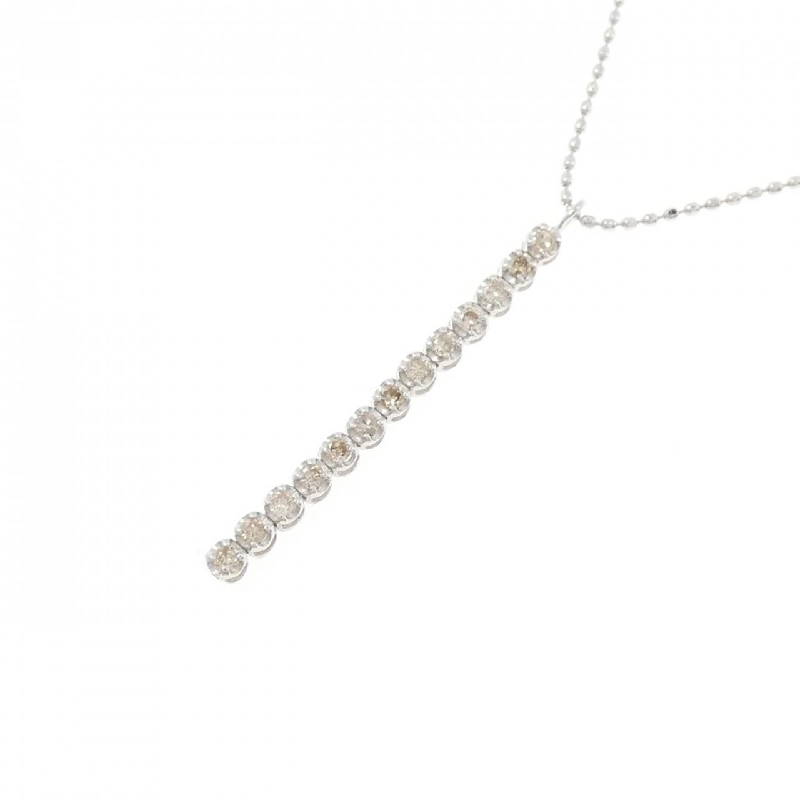 K18WG Dây chuyền kim cương - Hàng hiệu Authentic 867797