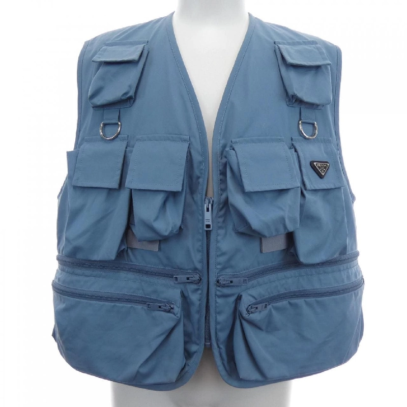 Áo gile PRADA logo tam giác SGC499 SWMO 12NS - Hàng hiệu Chính hãng 892860