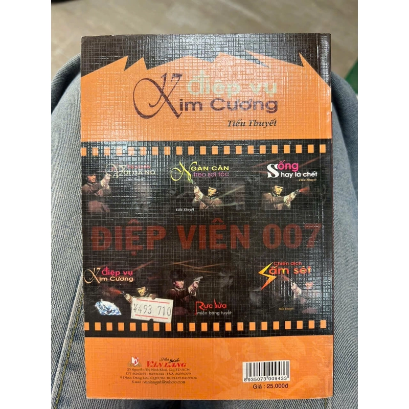Điệp vụ kim cương - điệp viên 007 -  NXB Văn học .8 336308