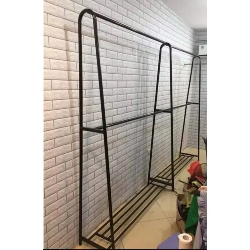 Kệ chữ A treo quần áo, đầm váy, kệ 2 tầng bằng sắt (hàng giày loại 1 💪) 592825