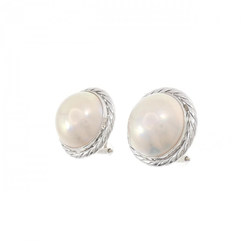 K14WG Mabe Pearl Earrings - Hàng hiệu Authentic 870061