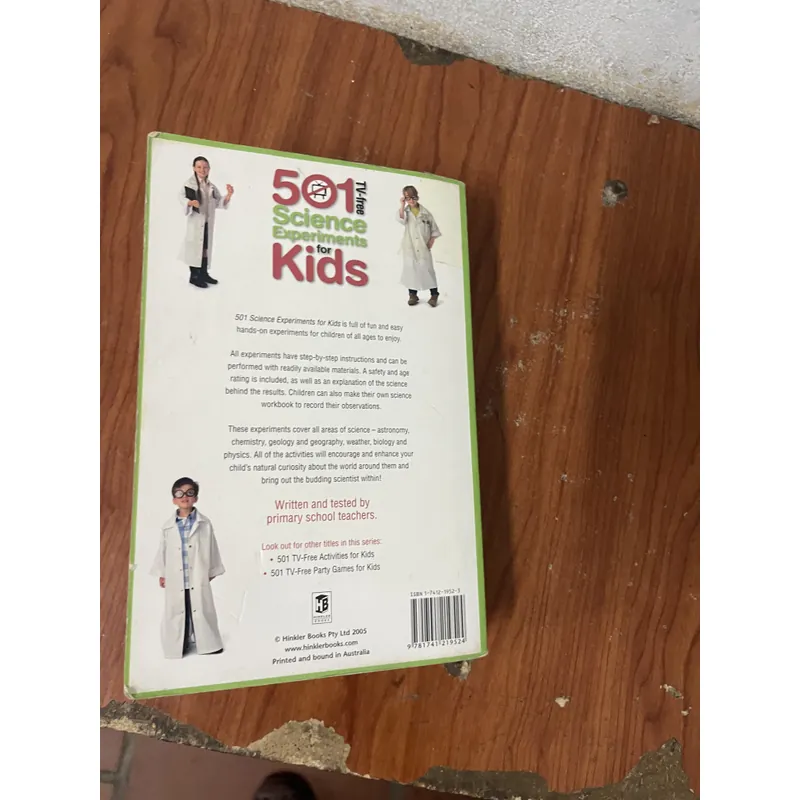 501 SCIENCE EXPERIMENTS FOR KIDS 734957