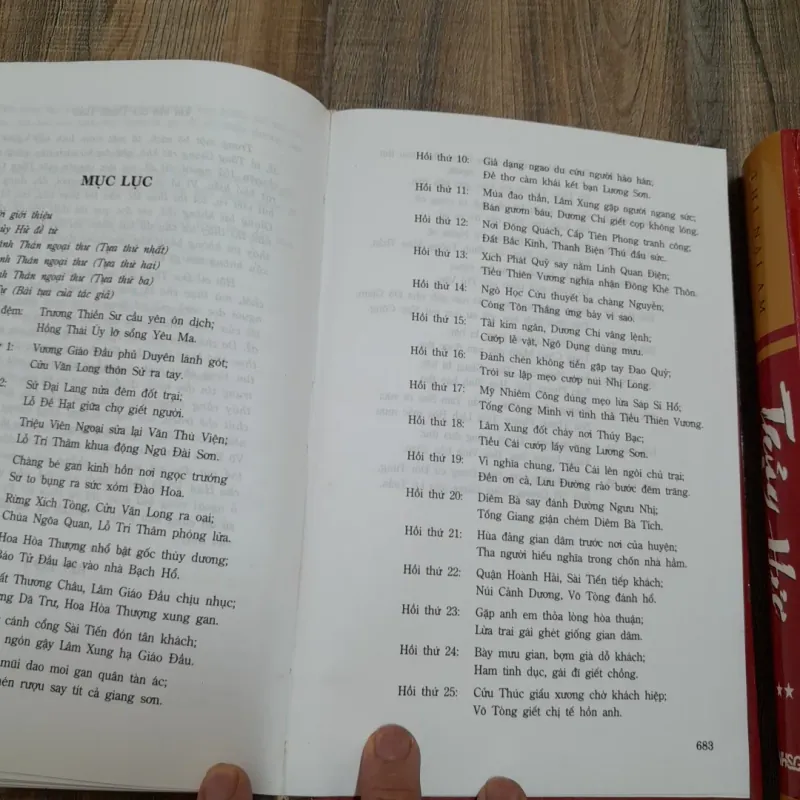 Tg. THI NẠI AM. THỦY HỬ trọn bộ 2 tập. Bìa cứng. Xb Văn hóa SG năm 2009 707708