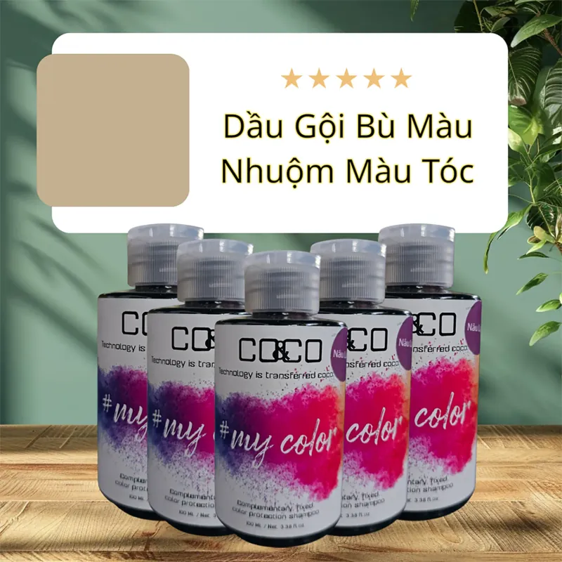 DẦU GỘI BÙ MÀU, DẦU GỘI NHUỘM TÓC C0&C0 150ml (Khách chọn màu ib cho shop ạ) 760903