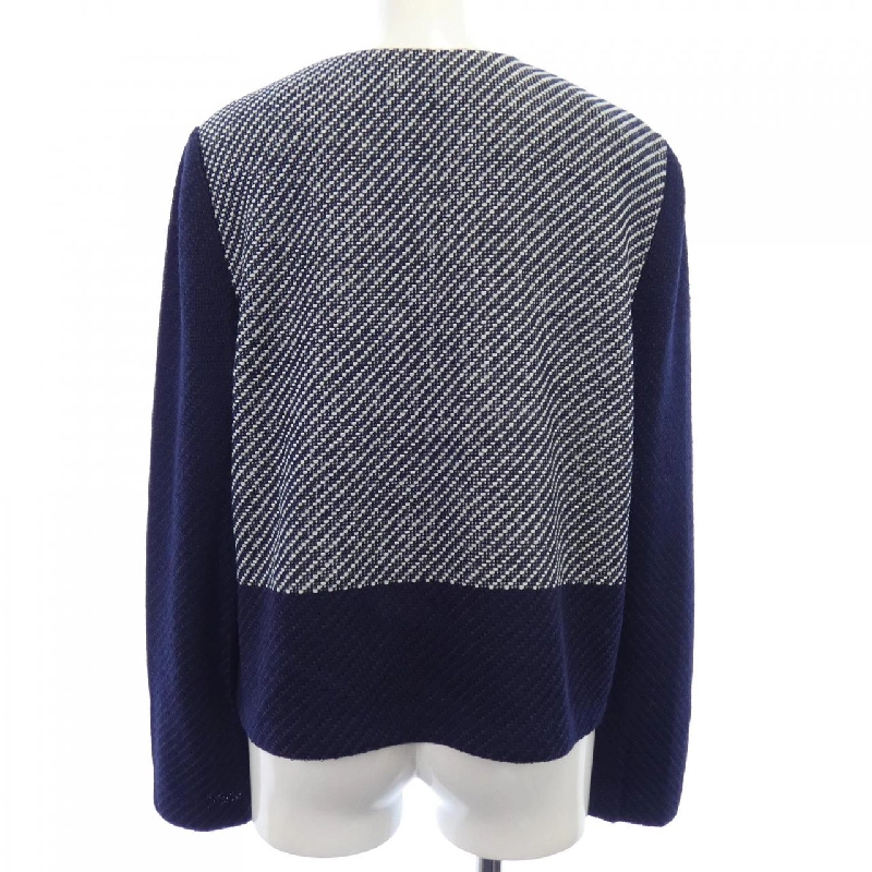 【Mã giảm giá】Áo khoác không cổ ST.JOHN 633036