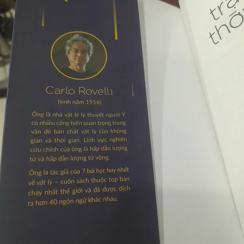 Carlo Rovelli - TRẬT TỰ THỜI GIAN 569923