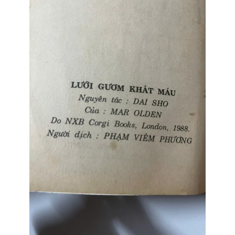 Lưỡi gươm Kát Máu (Giri) - Marc Olden - Tiểu thuyết hành động, võ thuật 1023851