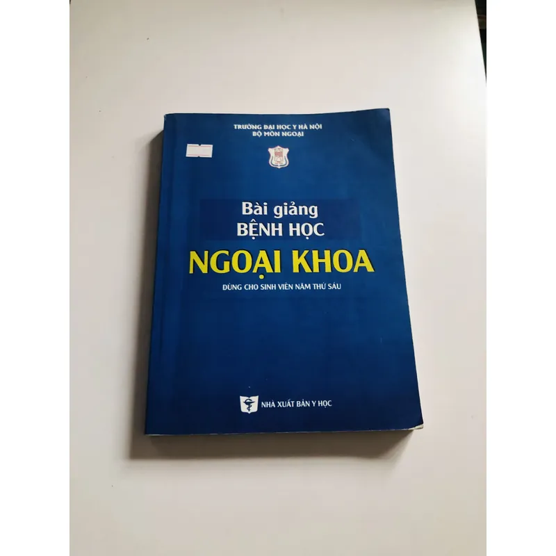 BÀI GIẢNG BỆNH HỌC NGOẠI KHOA  726524