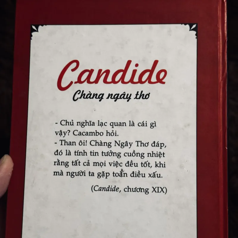 Candide chàng ngây thơ (bìa cứng) 1029051