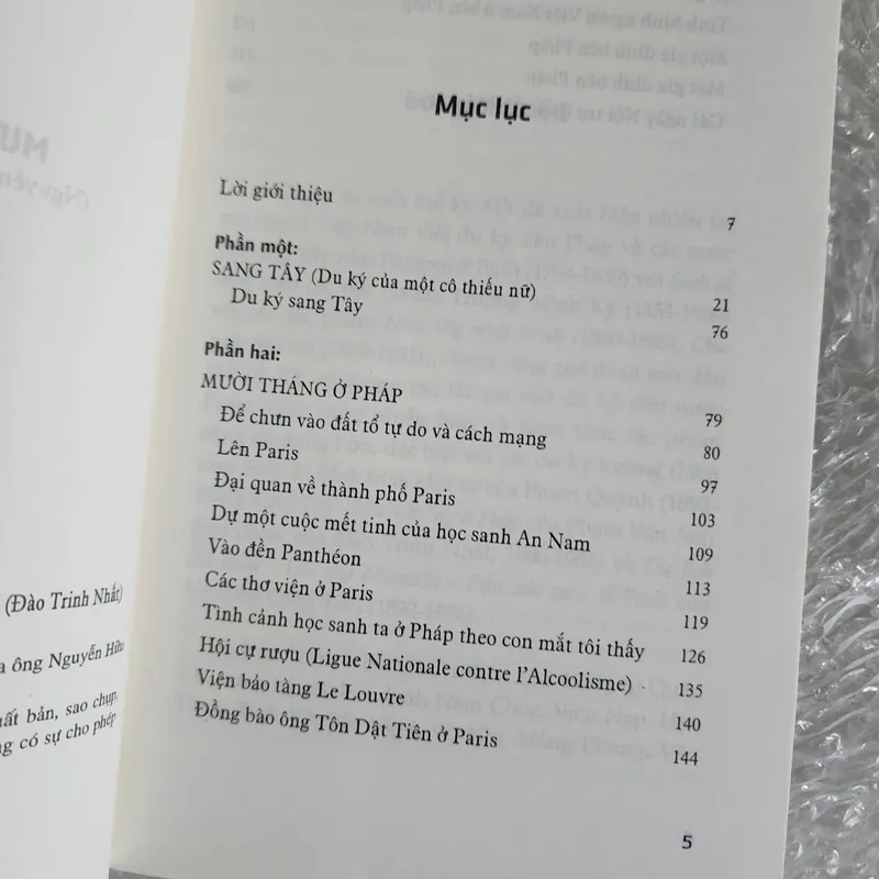 Sang tây mười tháng ở Pháp | Đào trinh nhất  688155