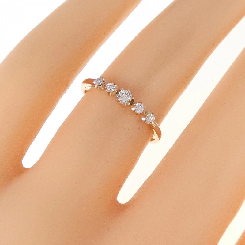 Nhẫn kim cương K18PG 0.14CT 672890