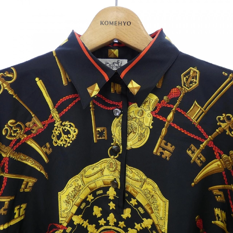 【Mã giảm giá】【Cổ điển】HERMES Áo 646356