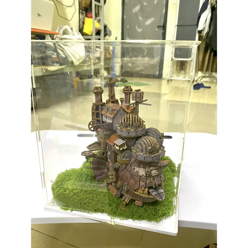 ※Mô hình lắp ráp gỗ Miyazaki Hayao trong phim Howl's Moving Castle, đồ trang trí 779788