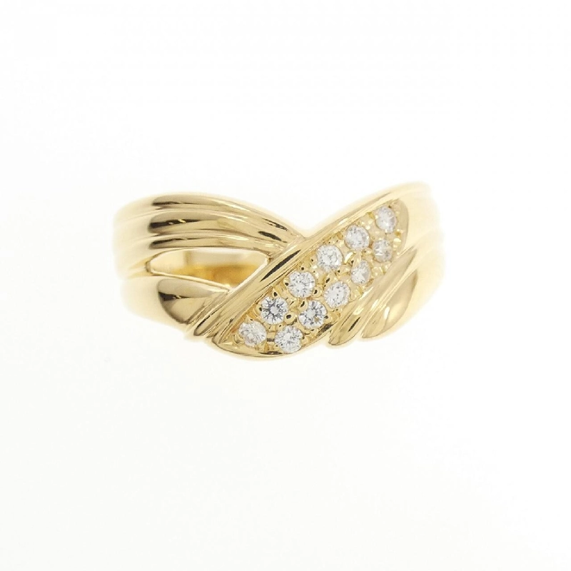 Nhẫn kim cương K18YG 0.09CT 667765