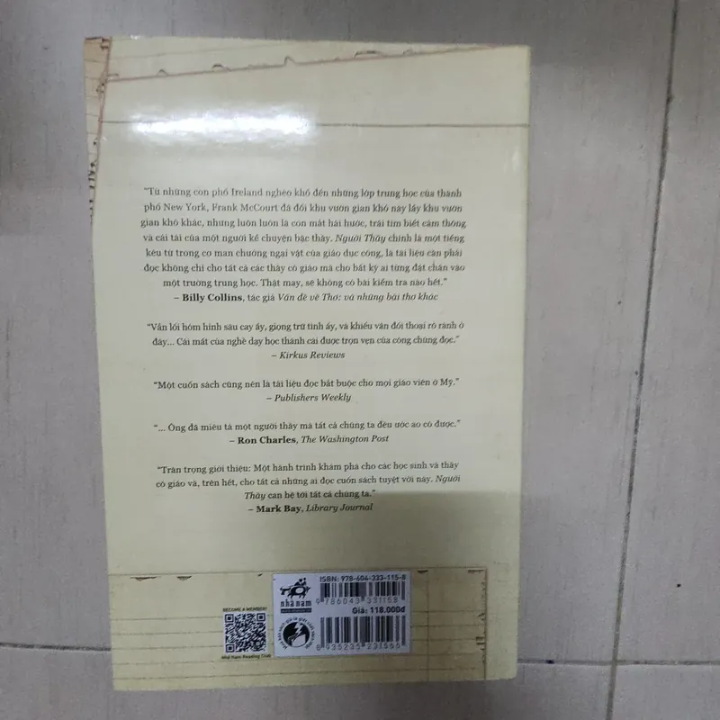 Sách Người thầy 90% 717369