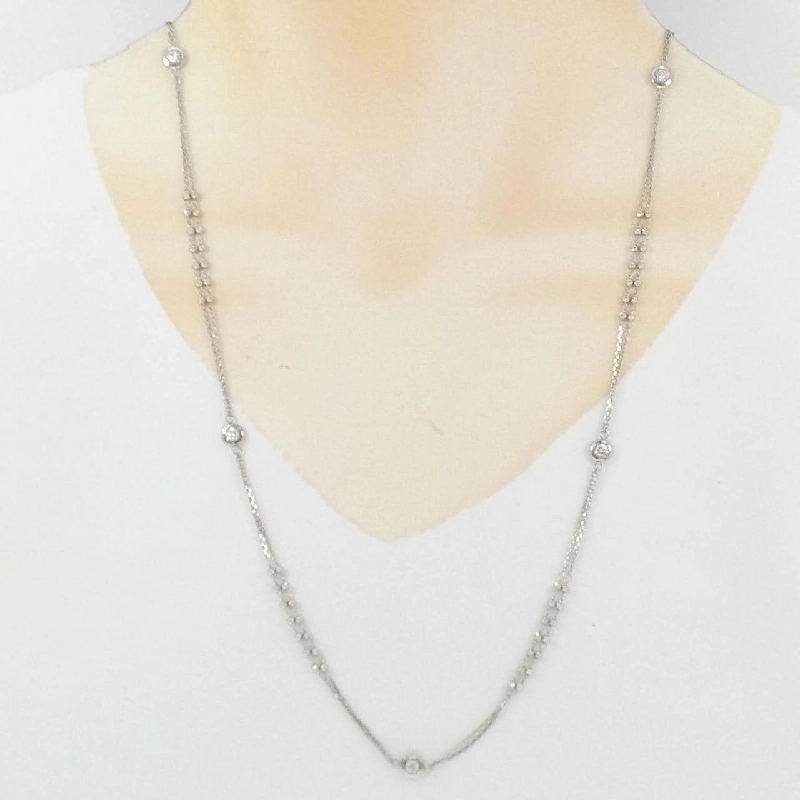 K18WG Dây chuyền kim cương 0.50CT - Hàng hiệu Chính hãng 846697