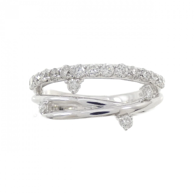 Nhẫn kim cương K18WG 0.50CT 670258