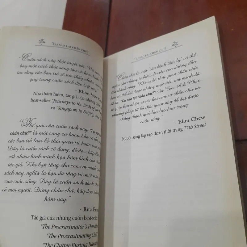 Teo Auk Cher - TẠI SAO LẠI CHẦN CHỪ? 705256