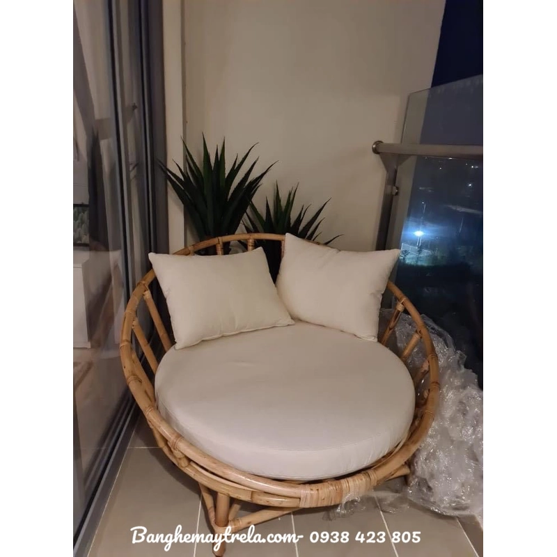 Ghế tròn mây tự nhiên 478783