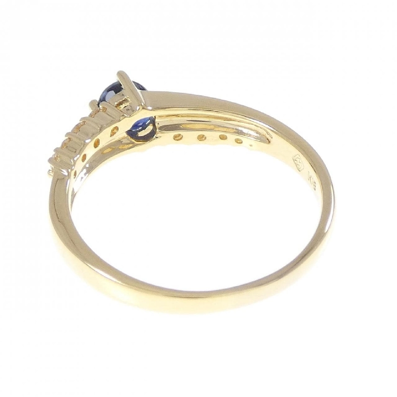 Nhẫn Sapphire K18YG 0.52CT - Hàng hiệu Chính hãng 852320