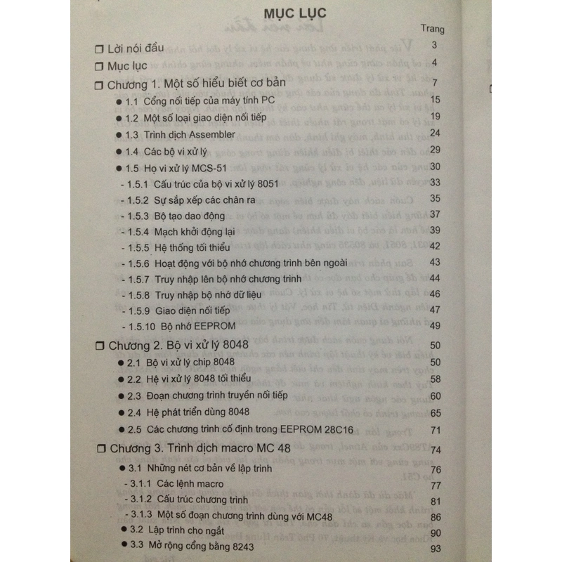 VI XỬ LÍ TRONG ĐO LƯỜNG VÀ ĐIỀU KHIỂN 460497