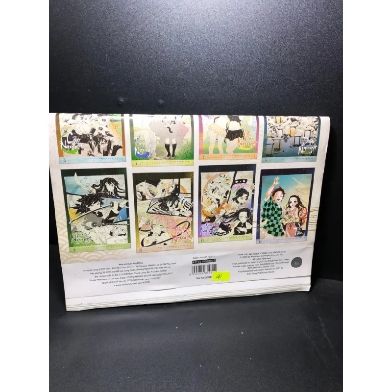 [Phiên Chợ Sách Cũ] Lịch treo tường 2022 đính kèm tranh màu tuyệt đẹp ( tranh màu ) 2303 417647