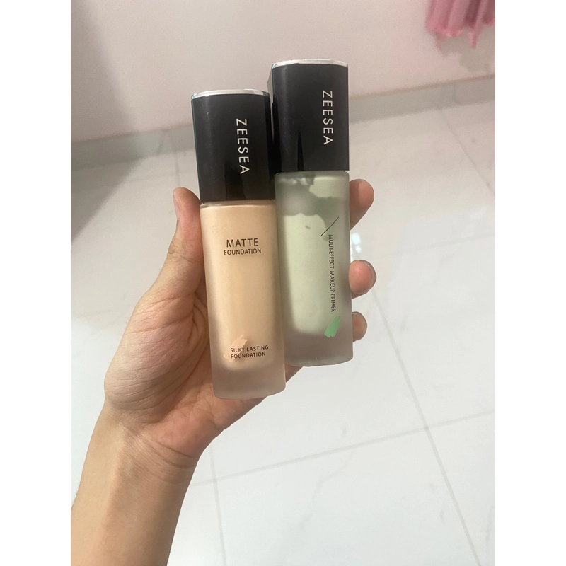 Bộ đôi kem lót kem nền nè tặng kè 2 lọ kem lót mini nữa nha 528603