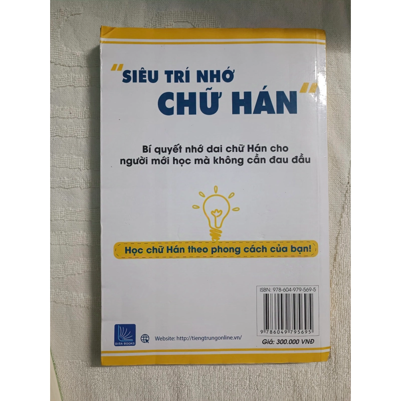 Siêu Trí Nhớ Chữ Hán tập 1 sách giá rẻ pass nhanh 305133